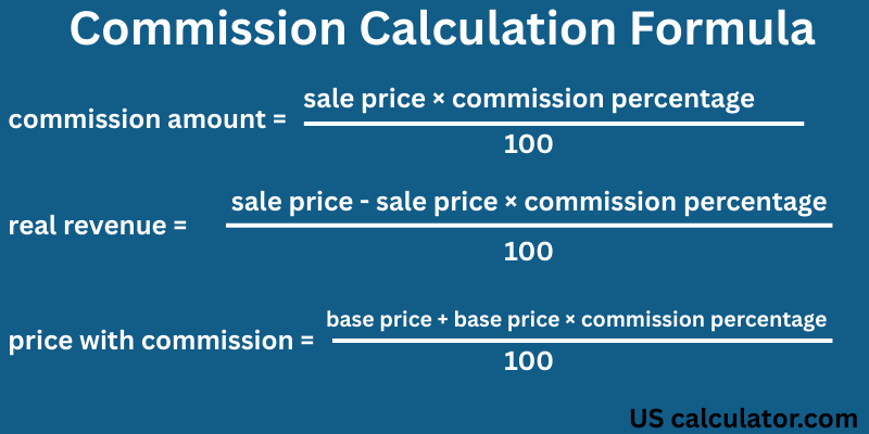 us calculator Commission Calculator